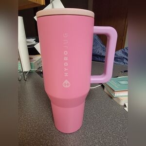40 Oz HydroJug Vibrant Pink Tumbler with Handle